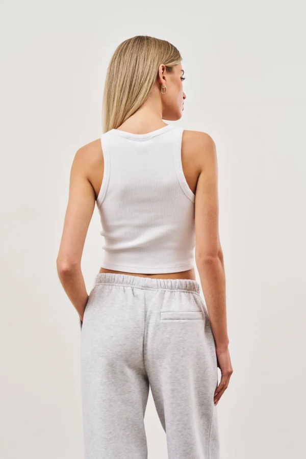 The Couture Club Logo Ribbed Racer Vest