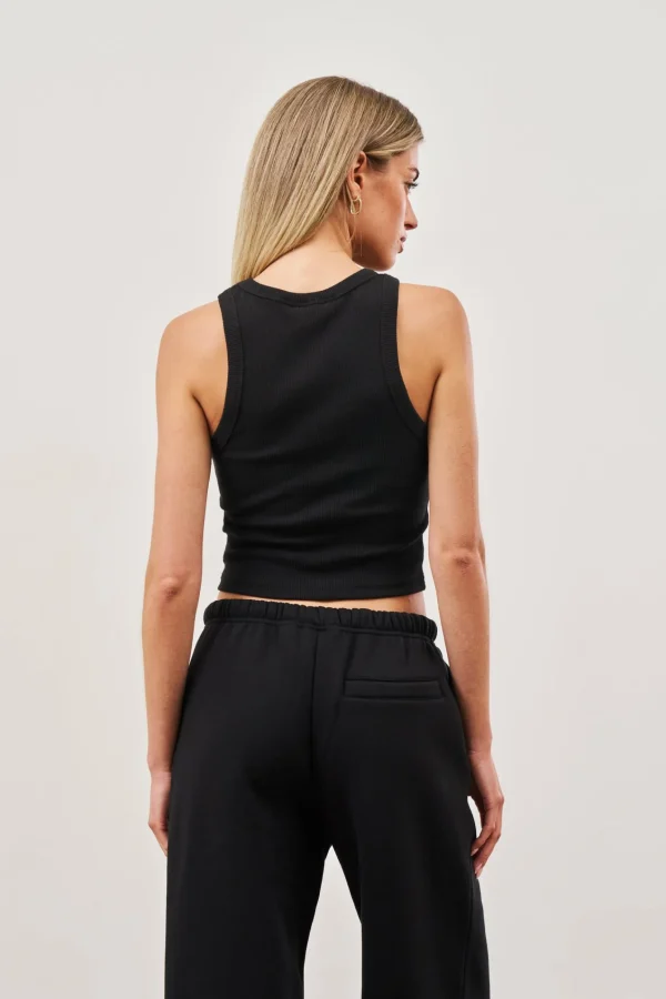 The Couture Club Logo Ribbed Racer Vest