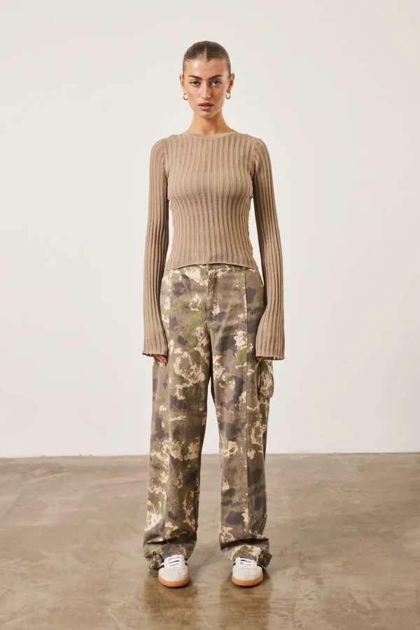 The Couture Club Loose Knit Long Sleeve Top