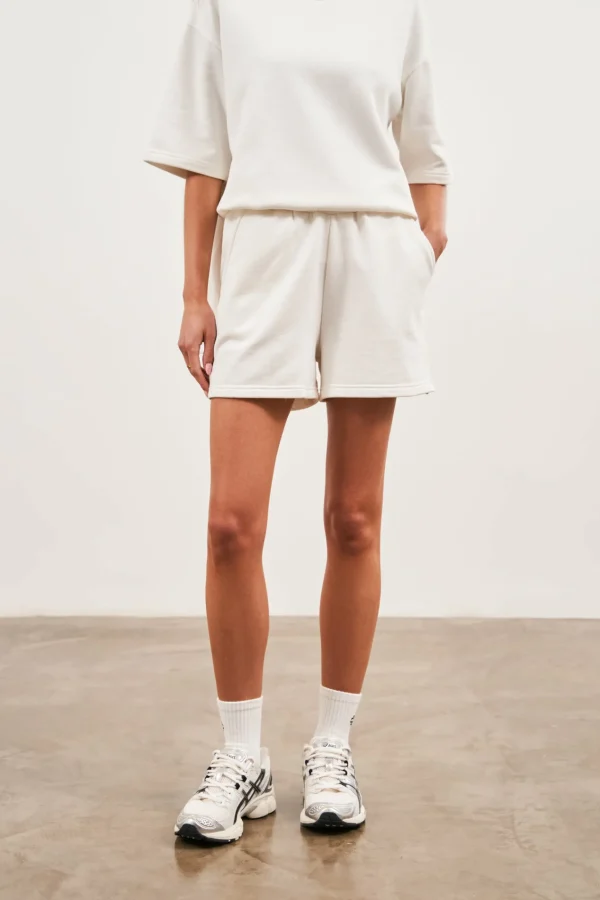The Couture Club Minimal Emblem Boyfriend Shorts