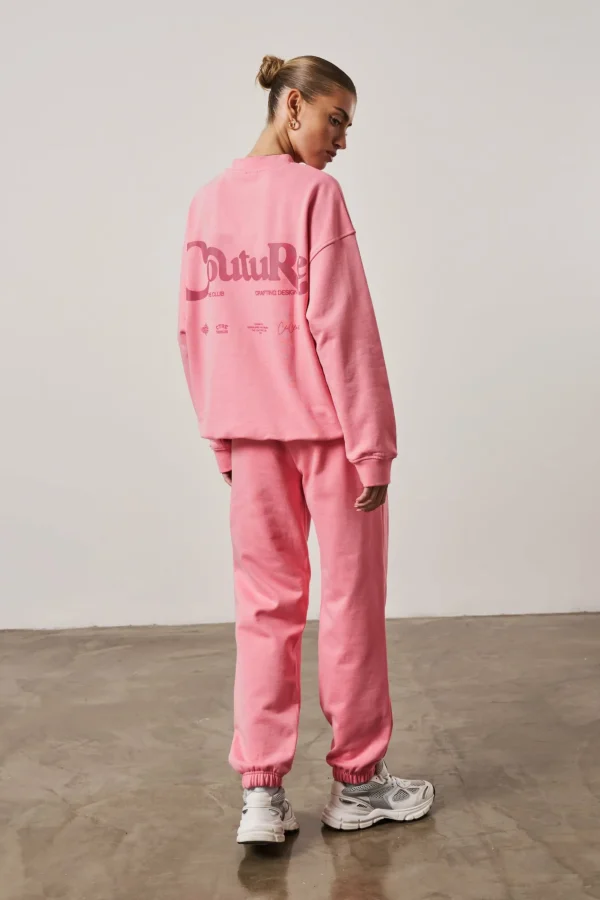 The Couture Club Mixed Font Couture Logo Joggers
