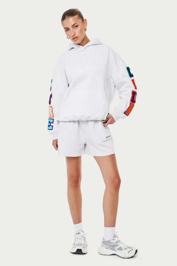 The Couture Club Multi Chenille Badged Hoodie