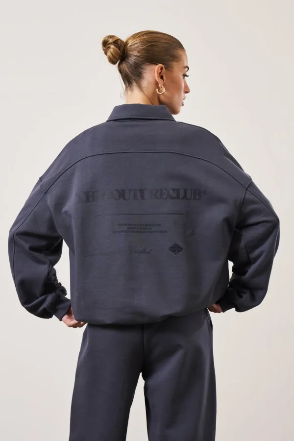 The Couture Club Multi Graphic Relaxed Polo Top