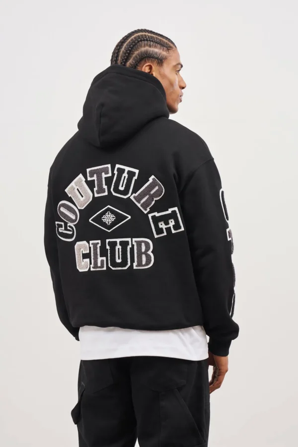 The Couture Club Multibadge Chenille Hoodie
