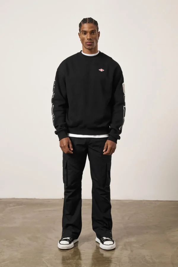 The Couture Club Multibadge Chenille Sweatshirt