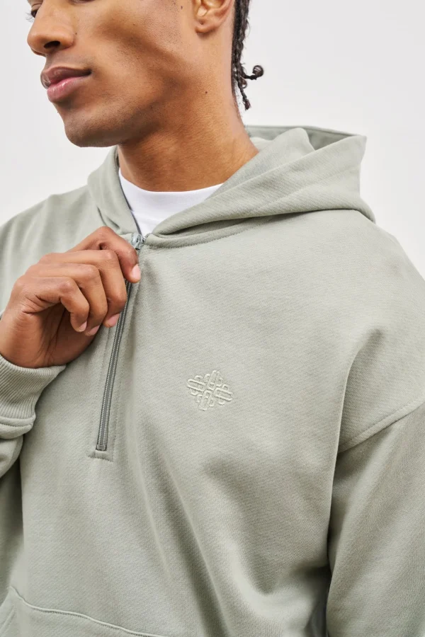 The Couture Club Outline Embroidered Emblem Hoodie