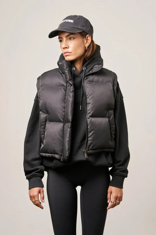 The Couture Club Oversized Cropped Gilet