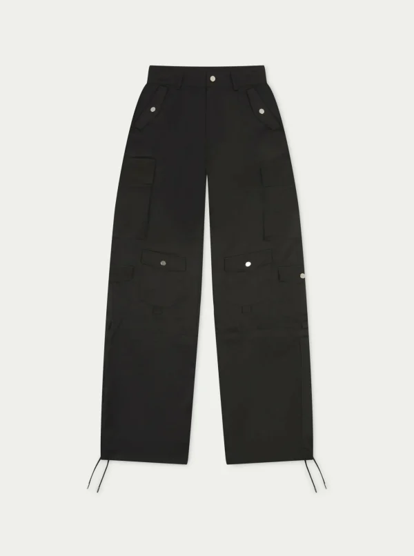 The Couture Club Oversized Tie Hem Cargo Pants