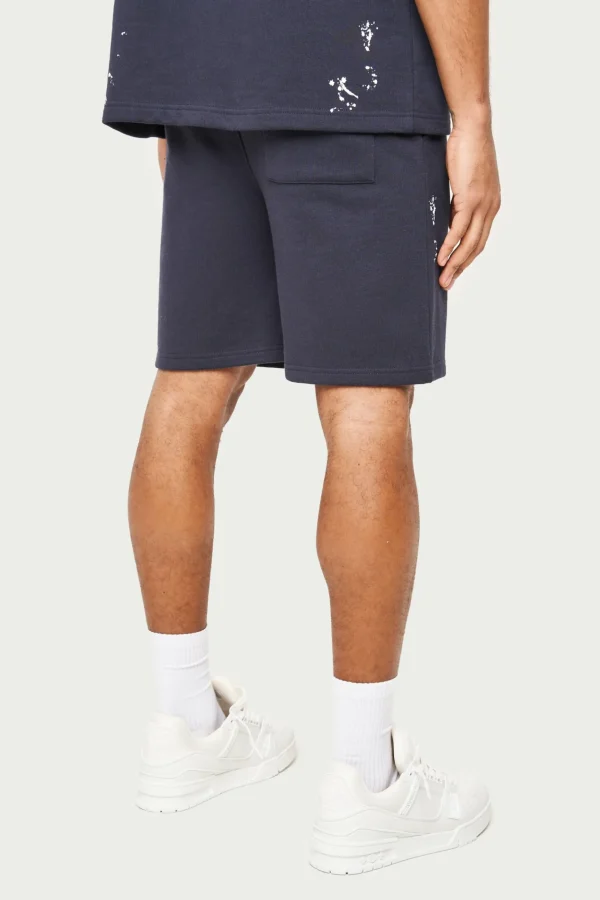 The Couture Club Paint Detail Heavyweight Shorts
