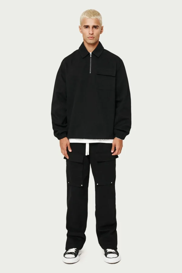 The Couture Club Quarter Zip Pull Over Shacket