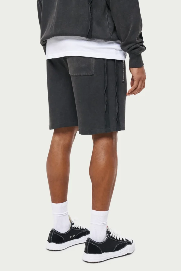 The Couture Club Raw Seam Distressed Shorts