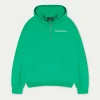 The Couture Club Raw Seam Quarter Zip Hoodie