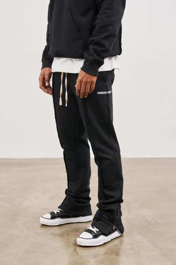 The Couture Club Raw Seam Straight Leg Joggers