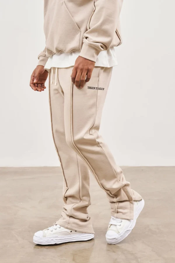 The Couture Club Raw Seam Straight Leg Joggers