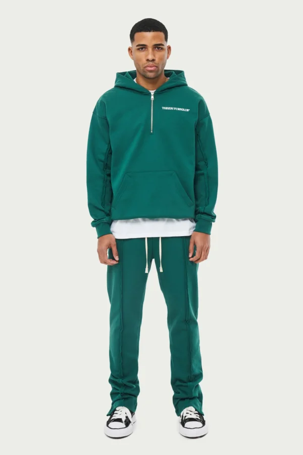 The Couture Club Raw Seam Straight Leg Joggers