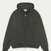 The Couture Club Raw Seam Zip Through Hoodie