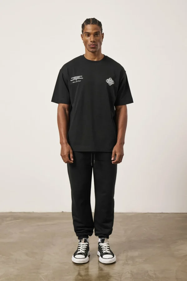 The Couture Club Repeat Emblem Script Relaxed T-Shirt