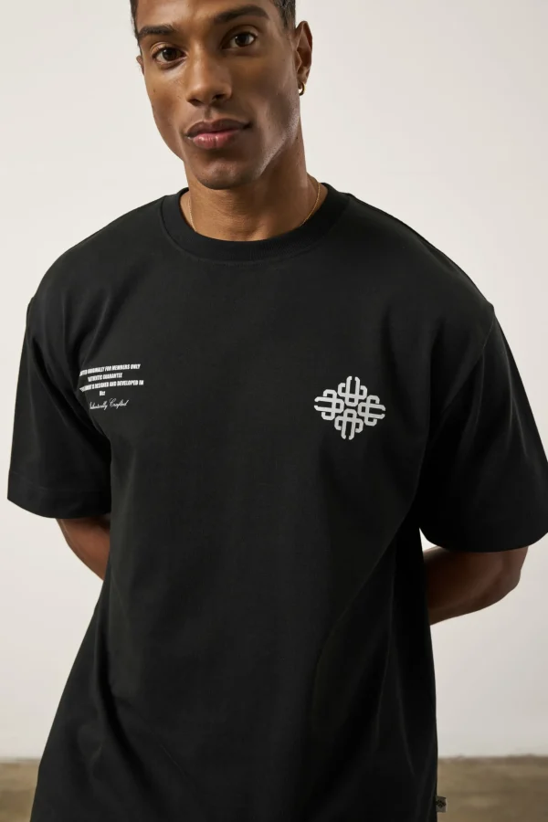 The Couture Club Repeat Emblem Script Relaxed T-Shirt