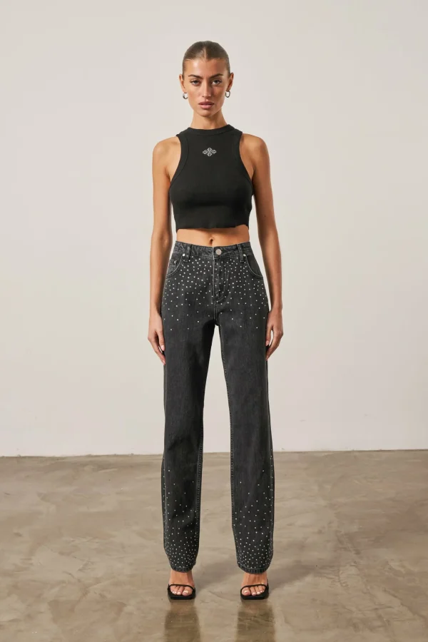 The Couture Club Rhinestone Emblem Sculpting Vest