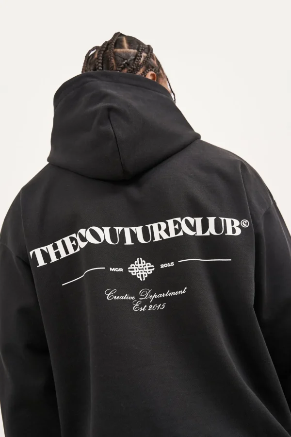 The Couture Club Script Multi Graphic Hoodie