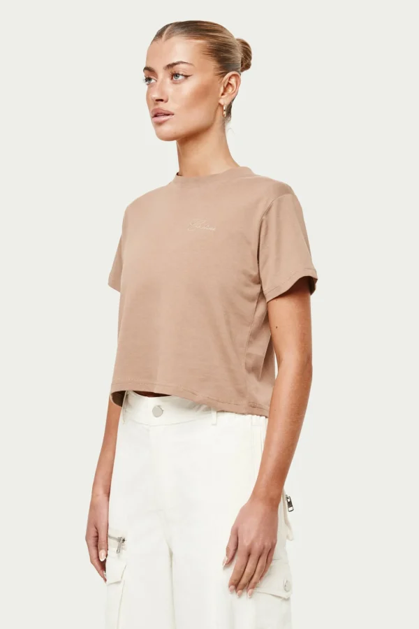 The Couture Club Script Vintage Cropped T-Shirt