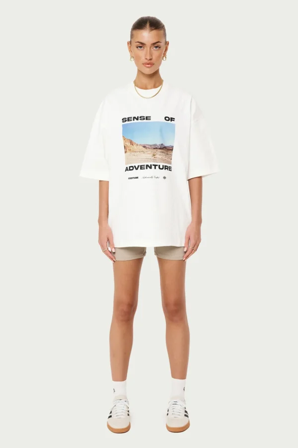 The Couture Club Sense Of Adventure Oversized T-Shirt