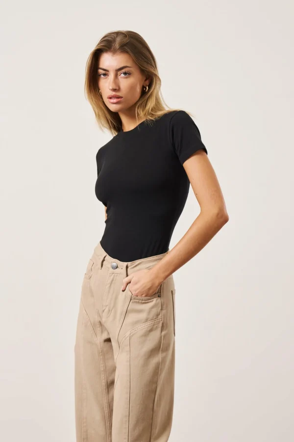 The Couture Club Short Sleeve Fitted Bodysuit