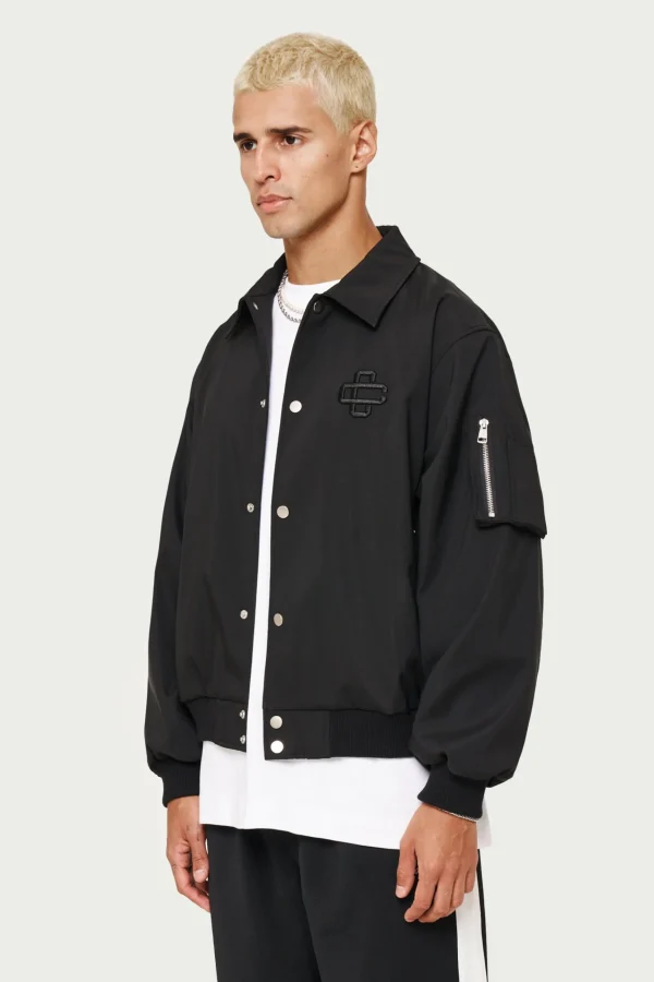 The Couture Club Smart Nylon Bomber Jacket