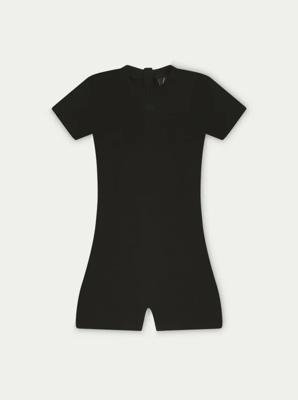 The Couture Club Soft Touch Short Sleeve Fitted Unitard