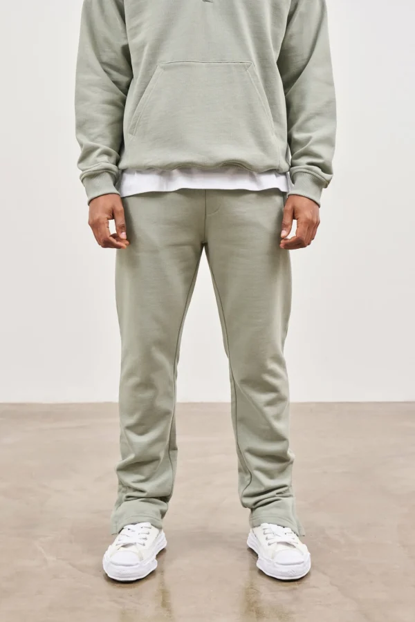 The Couture Club Straight Leg Embroidered Emblem Joggers