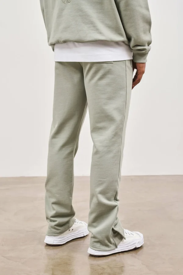 The Couture Club Straight Leg Embroidered Emblem Joggers