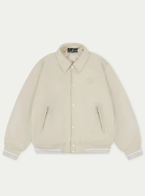 The Couture Club Suede Varsity Jacket