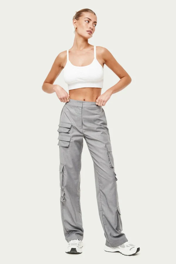 The Couture Club Tailored Multi Pocket Cargo Trouser