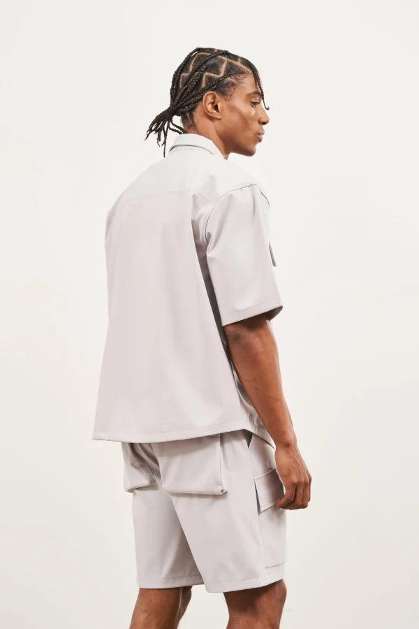 The Couture Club Technical Heavyweight Zip Overshirt