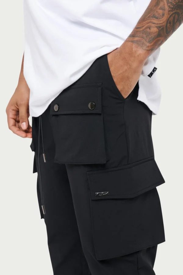 The Couture Club Technical Stretch Zip Cargo Pants