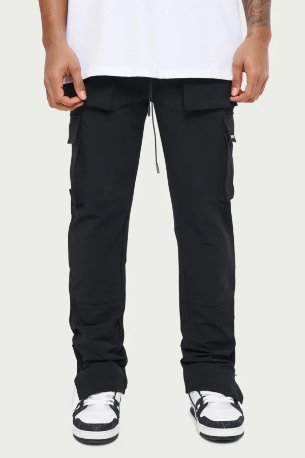 The Couture Club Technical Stretch Zip Cargo Pants