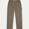 The Couture Club Twill Rivet Detail Carpenter Pant