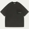 The Couture Club Washed Pocket Detail T-Shirt