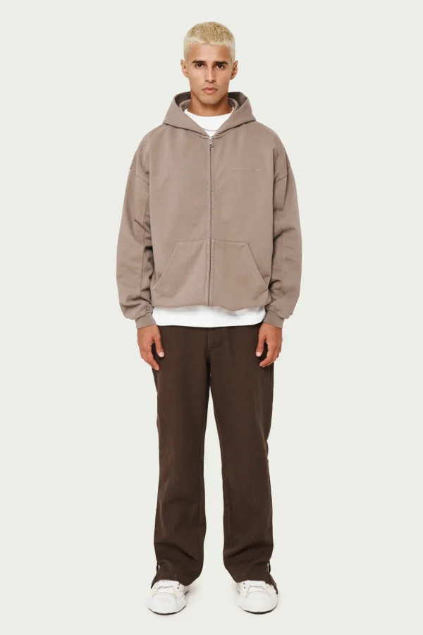 The Couture Club Woven Canvas Distressed Trouser